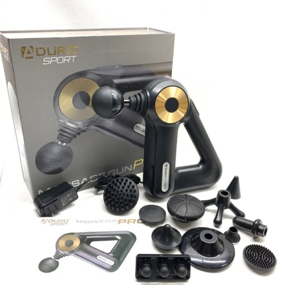 Aduro Sport Massage Gun Pro w/ 12 Interchangeable Heads VHTF - Picture 2 of 2